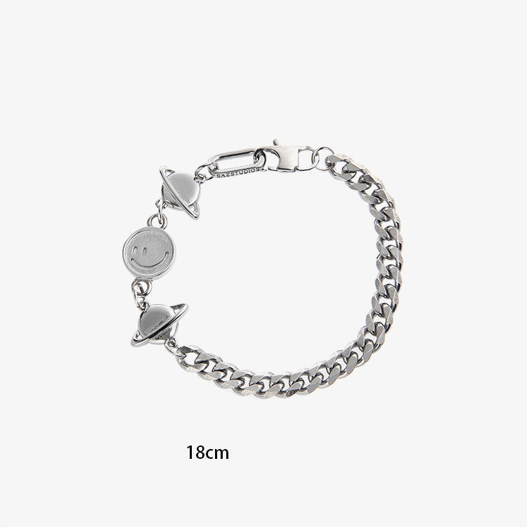 Splice Bracelet Cuban Diamond Planet