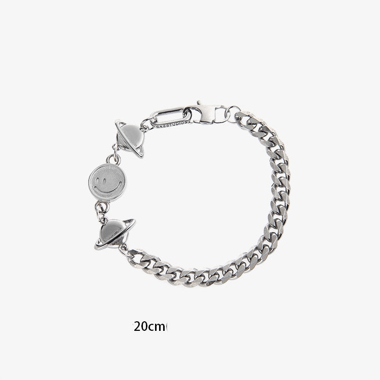 Splice Bracelet Cuban Diamond Planet