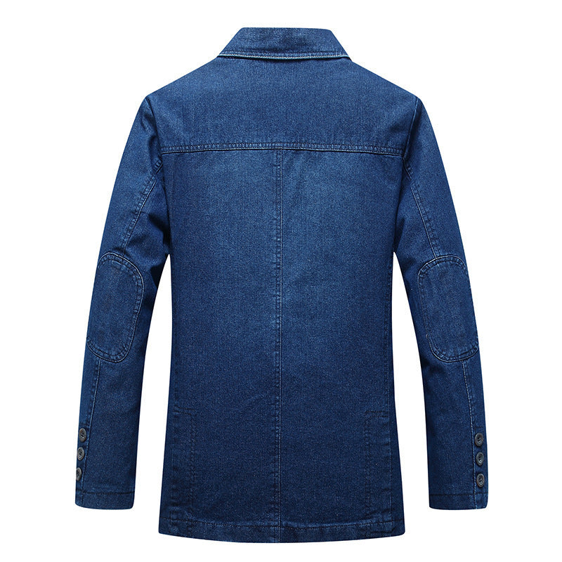 Cowboy Casual Loose Denim Suit Jacket