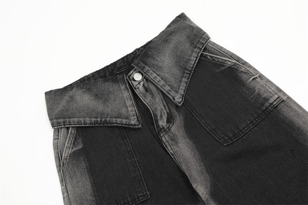 Inkjet Gradient Washed Jeans Men